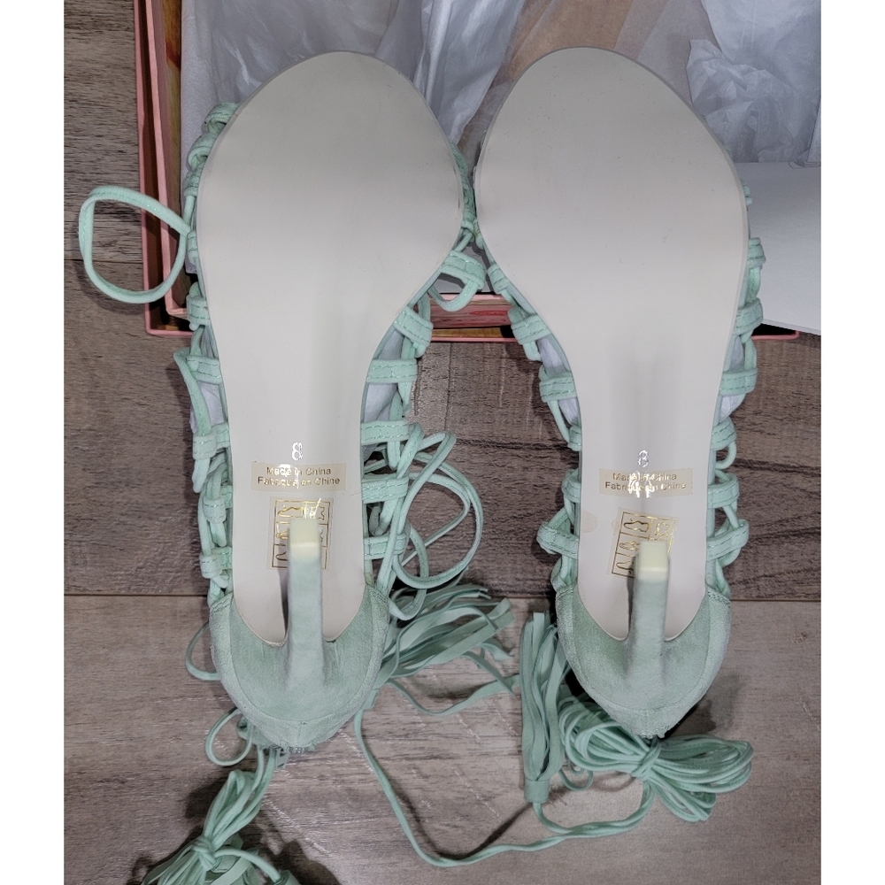 Mint Advent-Lo Heels From Jeffrey Campbell - Picture 4 of 10